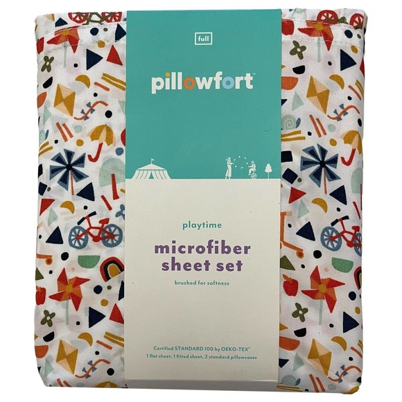 Pillowfort Bedding Pillowfort Sheet Set Colorful Playtime Theme